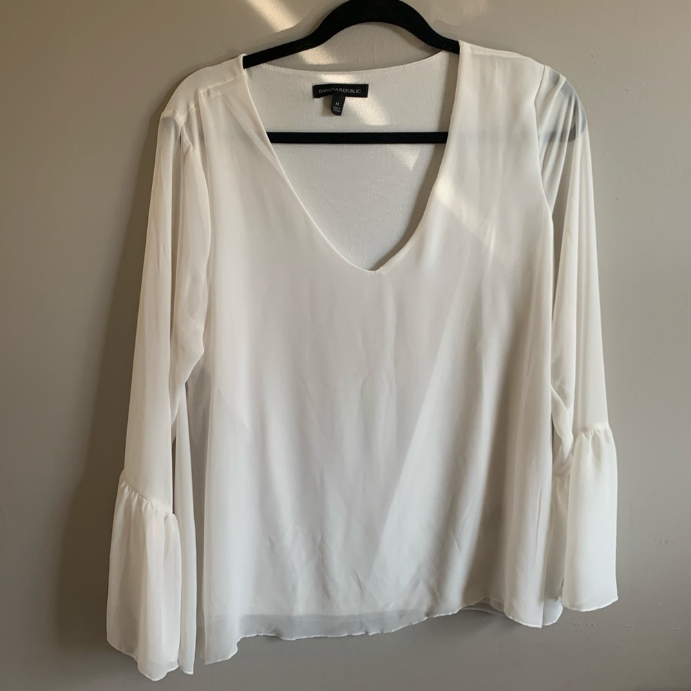 Banana Republic White blouse M